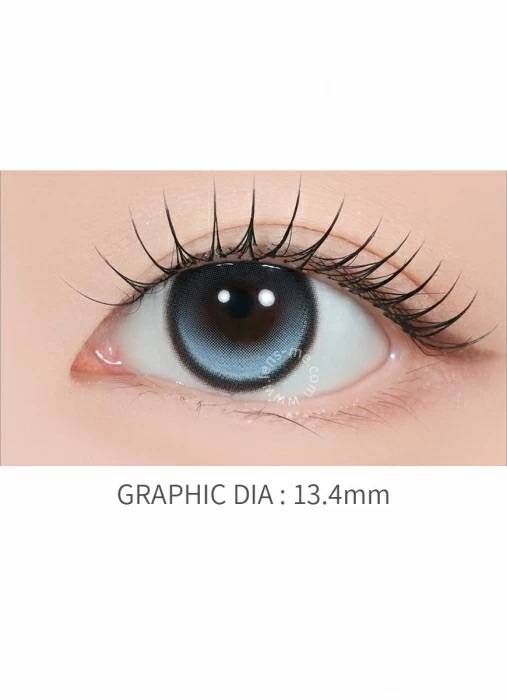 [月拋] Lensme Lumi Moon 1 Month Pale Blue｜月拋彩妝隱形眼鏡｜每盒2片