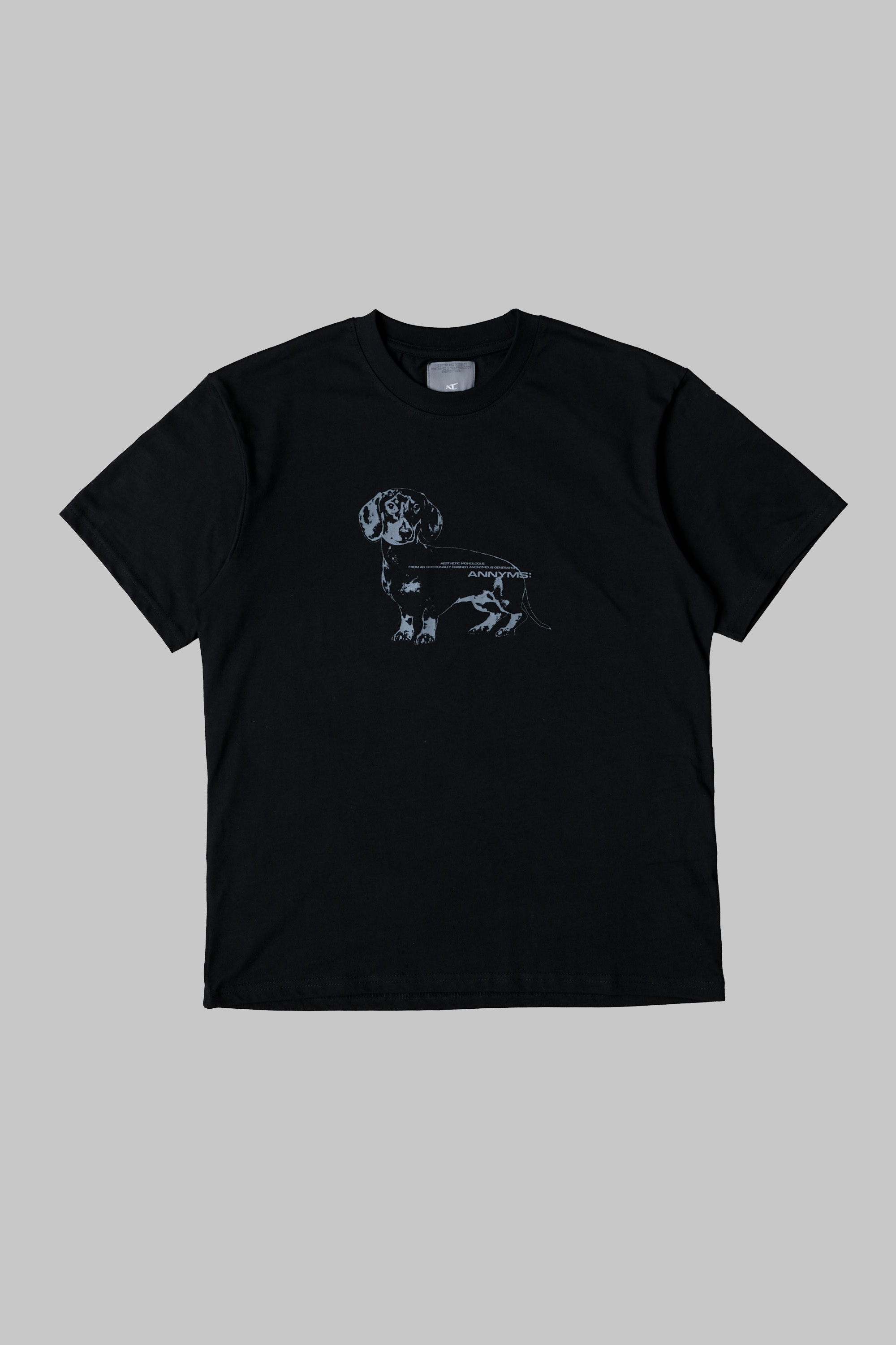 Anonymous Talking｜S26-SS06 – Dachshund Tee (Black)