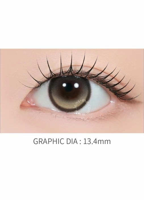 [月拋] Lensme Lumi Moon 1 Month Butter Brown｜月拋彩妝隱形眼鏡｜每盒2片