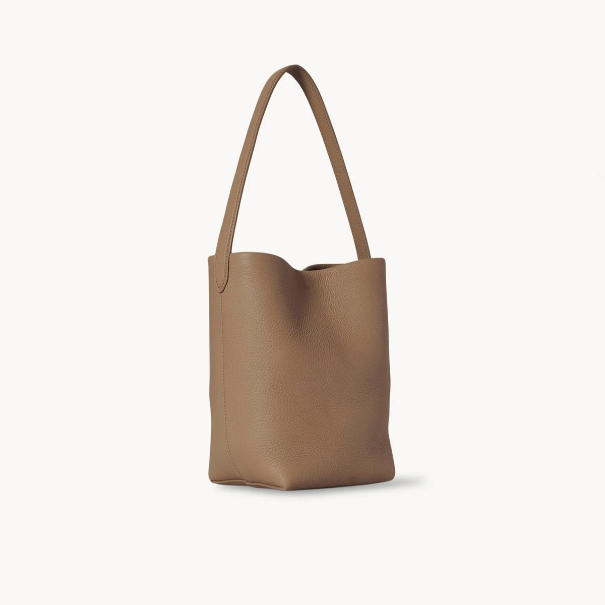 1DA0313-094 [THE ROW] Small N/S Park Tote Bag Dark Taupe #W1314L129BOULDER (BR)
