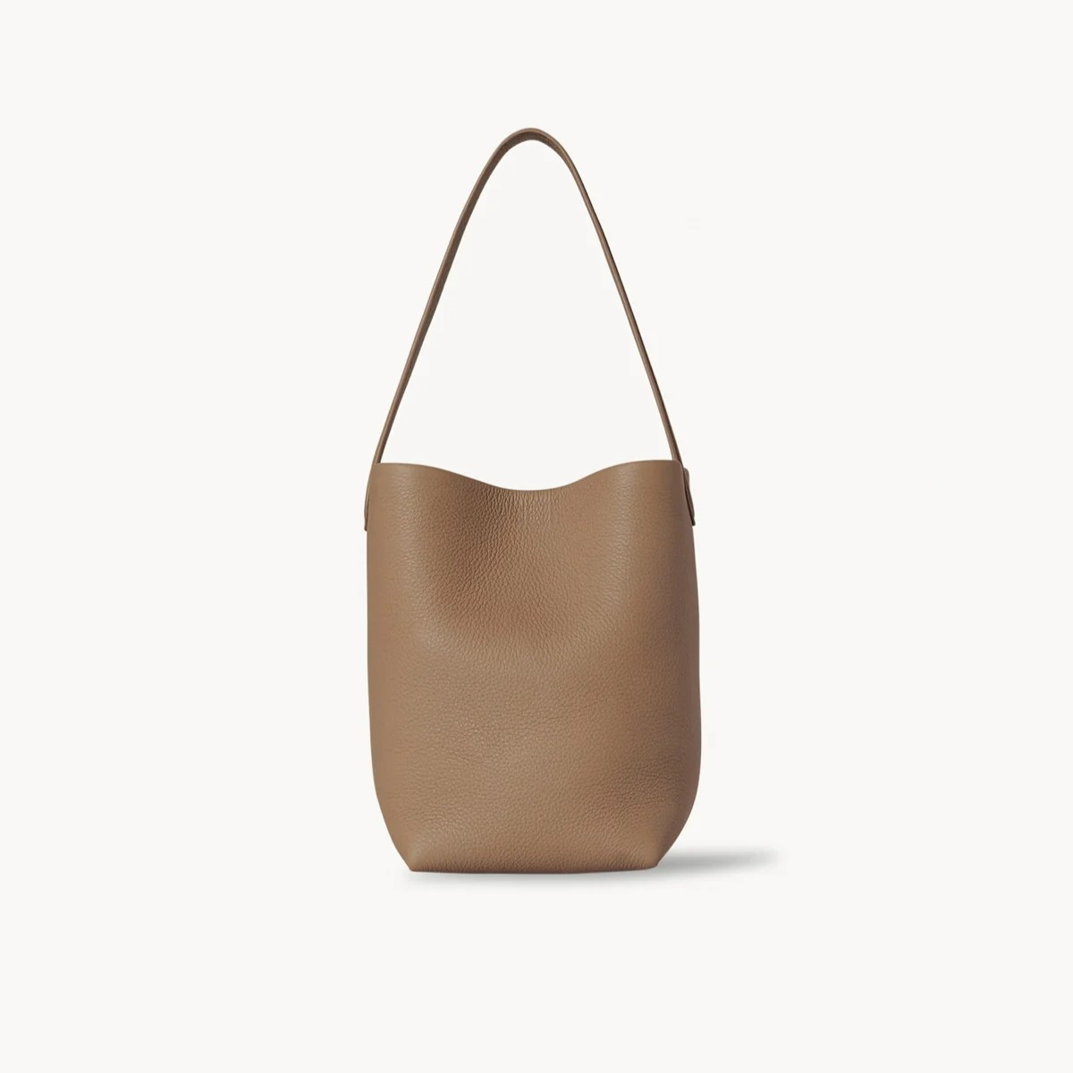 1DA0313-094 [THE ROW] Small N/S Park Tote Bag Dark Taupe #W1314L129BOULDER (BR)