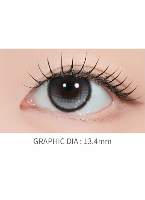 [月拋] Lensme Lumi Moon 1 Month Mist Gray｜月拋彩妝隱形眼鏡｜每盒2片