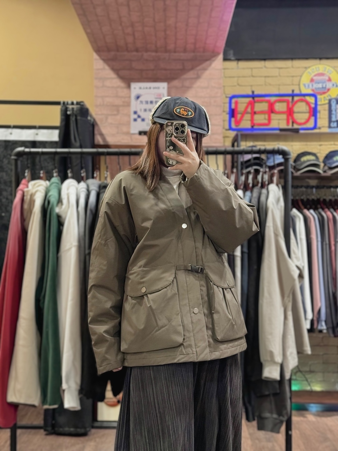 Taoist robe中式扣帶羽絨外套