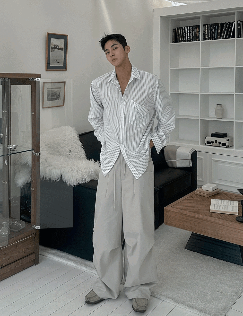 Nero 口袋氣球寬褲 休閒褲