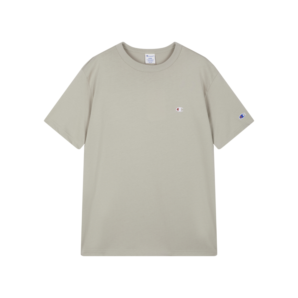 男女款- AUTHENTIC 刺繡小LOGO短袖棉質T恤- 淺卡其（U6ASSSU545M702）