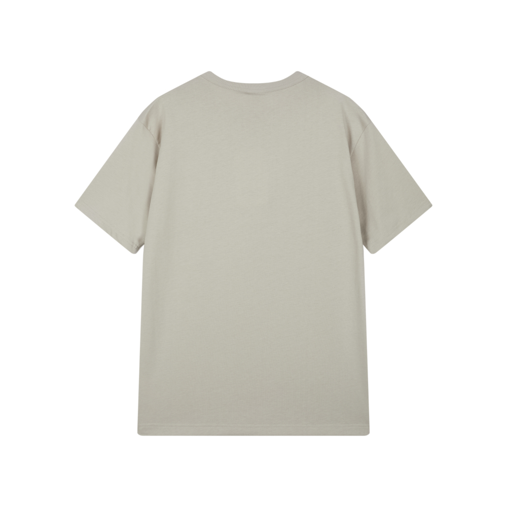 男女款- AUTHENTIC 刺繡小LOGO短袖棉質T恤- 淺卡其（U6ASSSU545M702）
