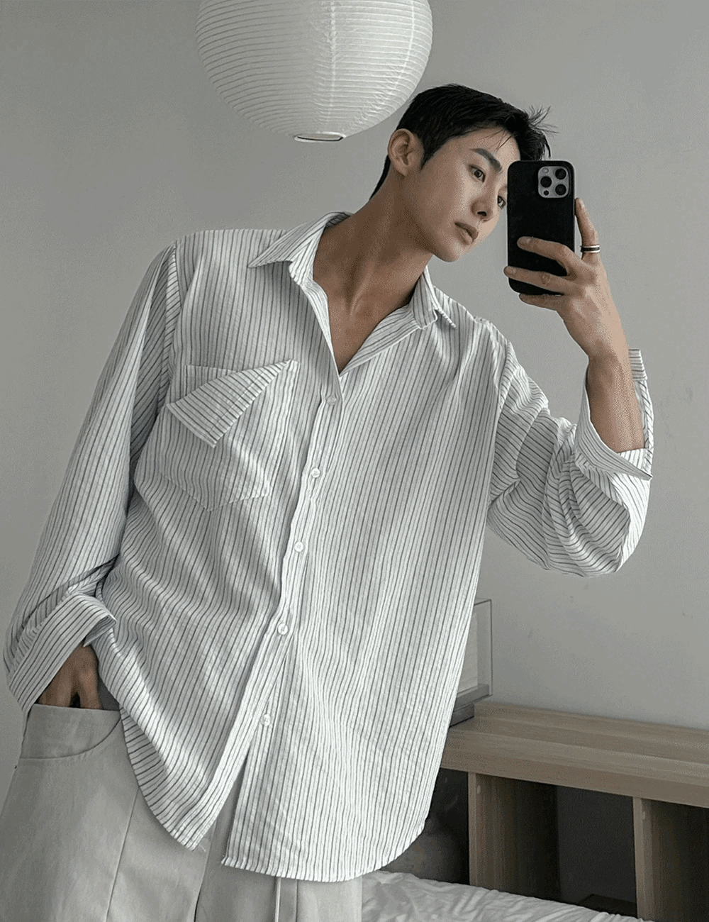 波卡里條紋襯衫