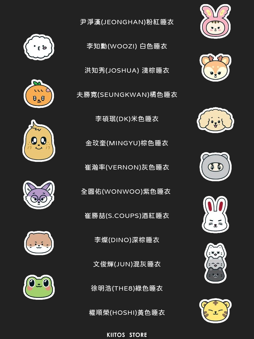 【預購】 韓國代購 SPAO x SEVENTEEN MINITEEN 夏季 涼感 睡衣 套裝組