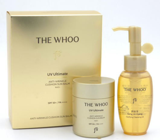 [K] BEAUTY The Whoo UV Ultimate Anti Wrinkle Cushion Sun Balm Special Set, 8809949536296 (KBY21)