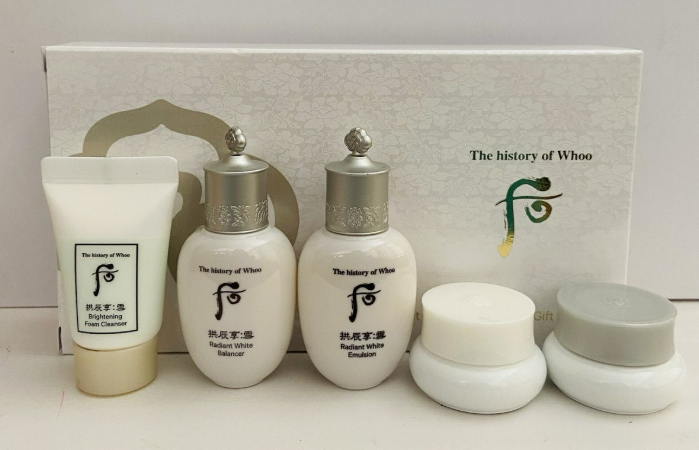 [K] BEAUTY THE HISTORY OF WHOO GONGJINHYANG:SEOL RADIANT WHITE 5PCS SPECIAL GIFT KIT, 8801051248722 (KBY31)