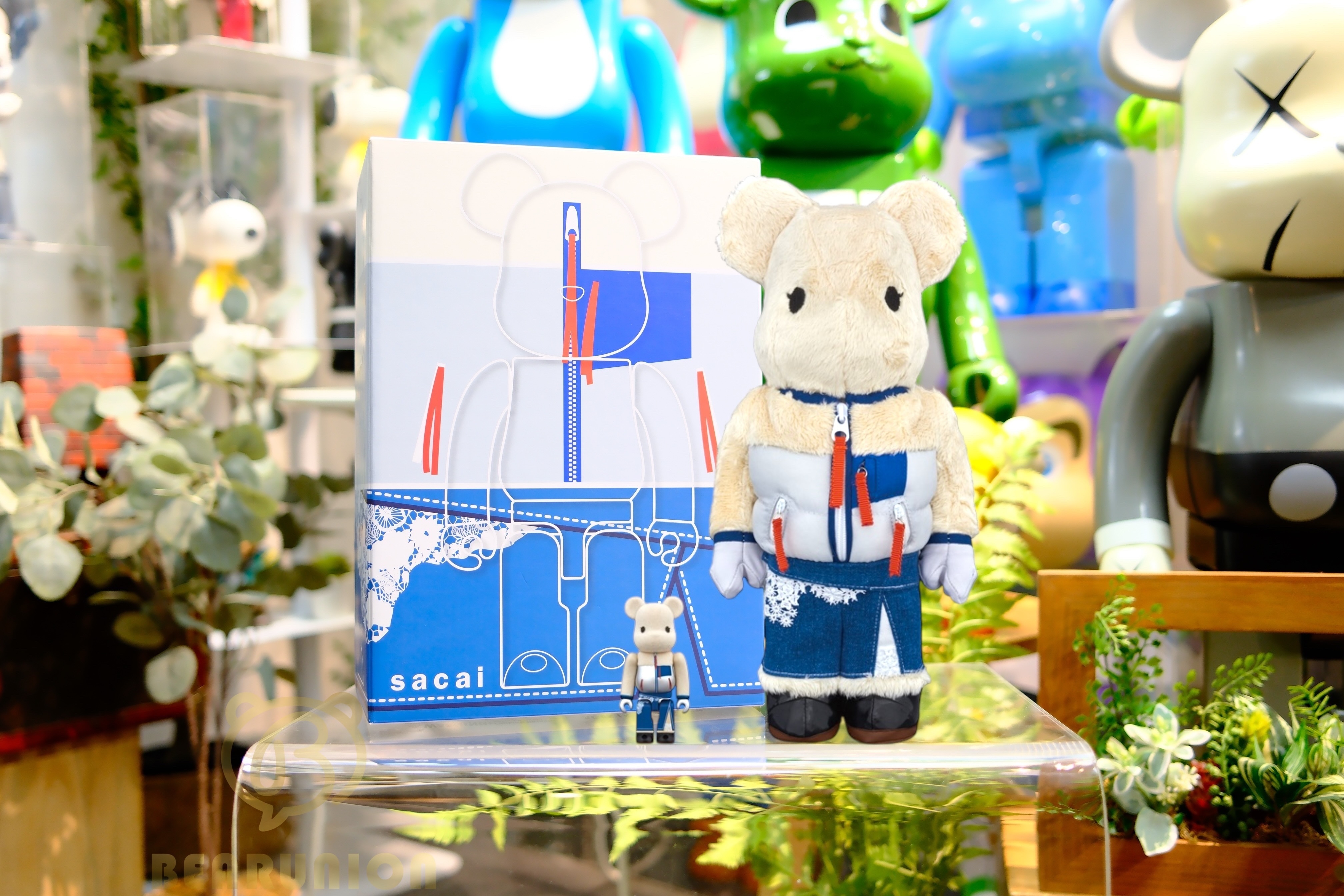 🥇現貨🥇Bearbrick 400% 100% Sacai