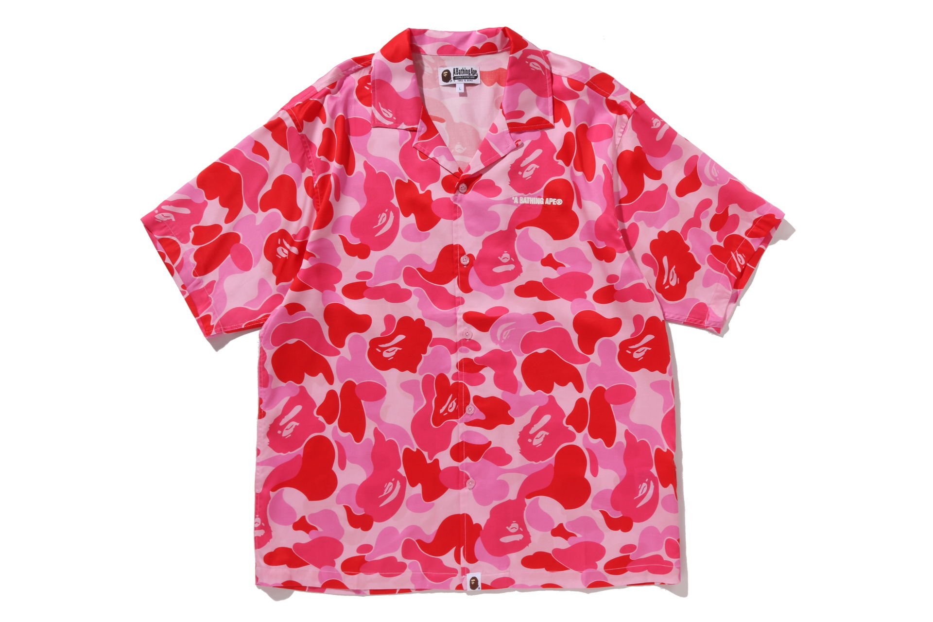 【BAPE男生】0314 發售 OPEN COLLAR SS SHIRT