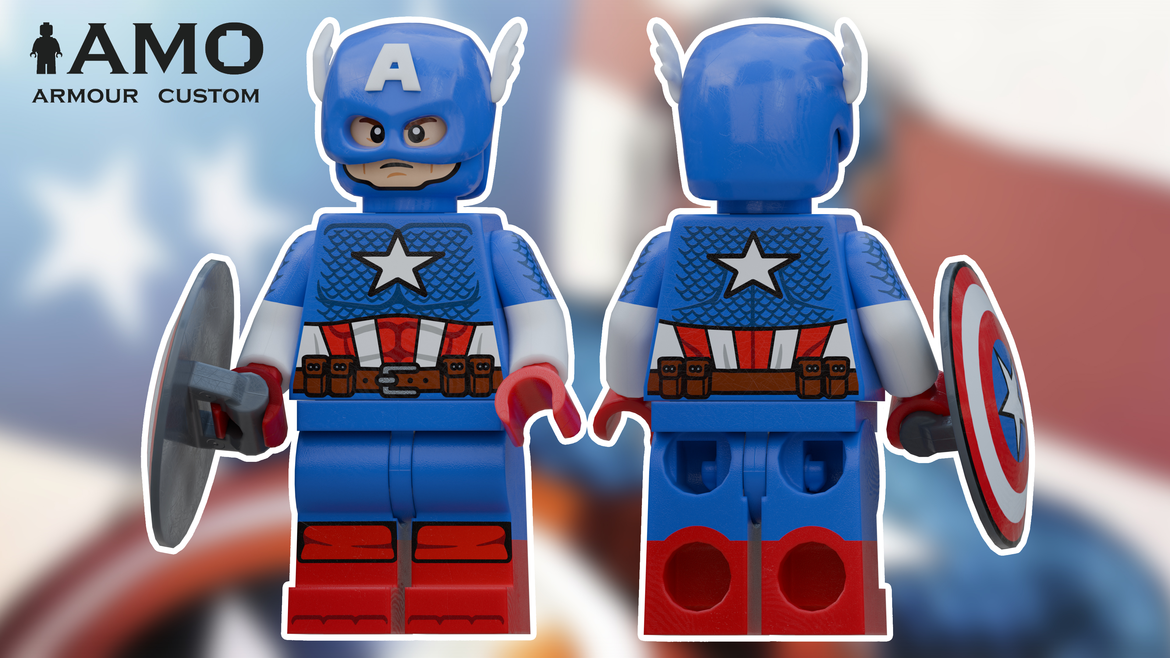 【預訂】【AMO】經典美國隊長