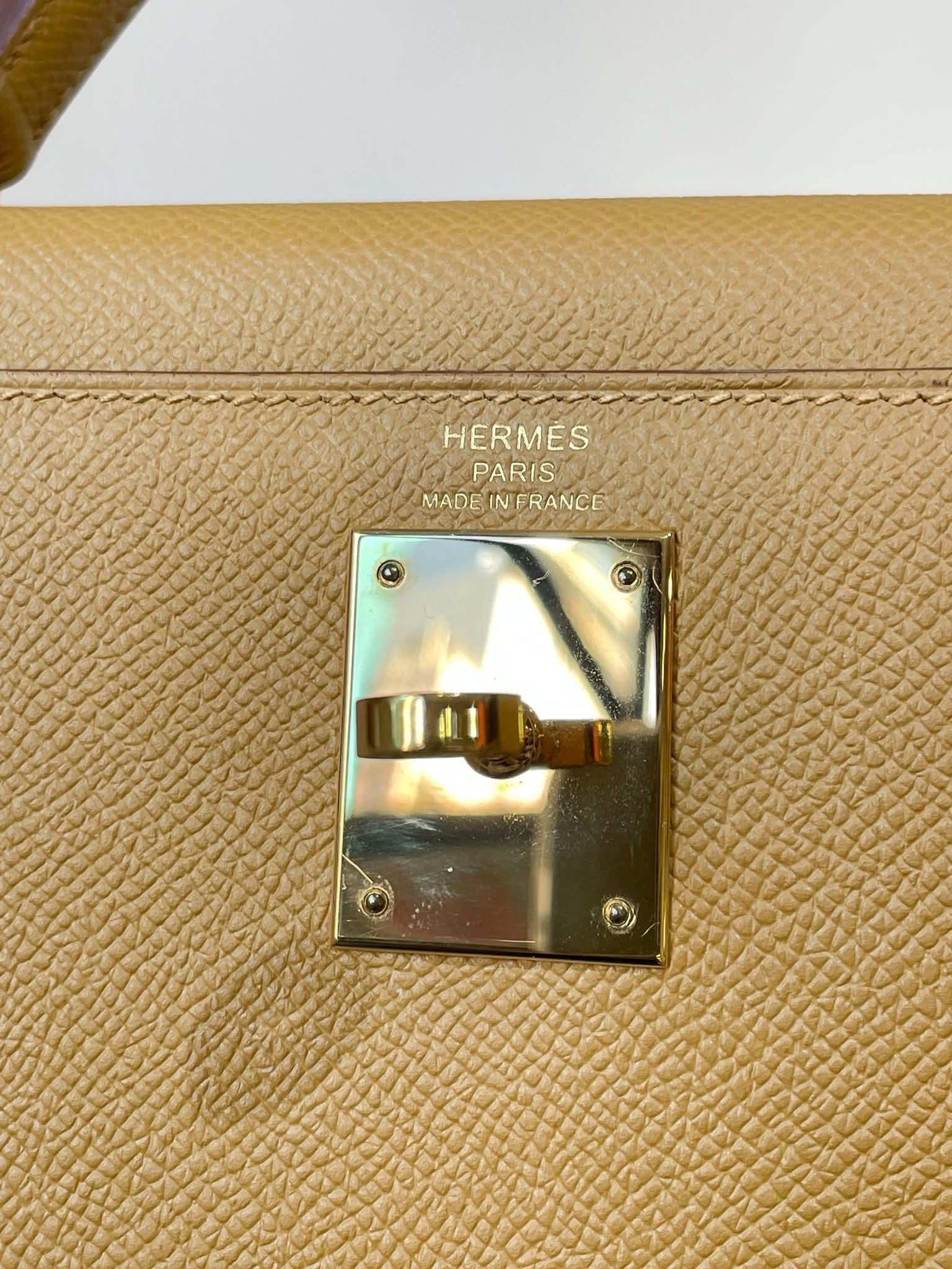 Preloved Hermès Kelly 28 Epsom Leather Sesame GHW  HK$10x,xxx  (HK$2,000 即時落訂)