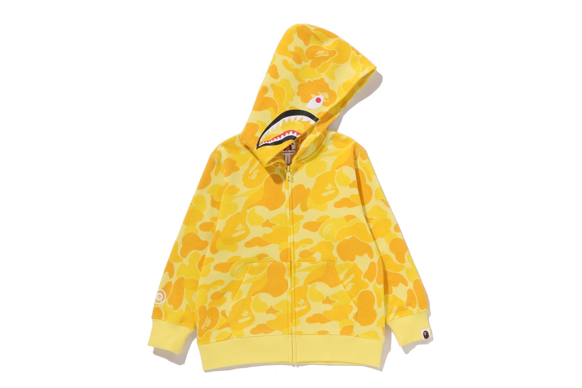 【BAPE童裝】小童尺寸0314 發售 MILO SHARK ZIP HOODIE