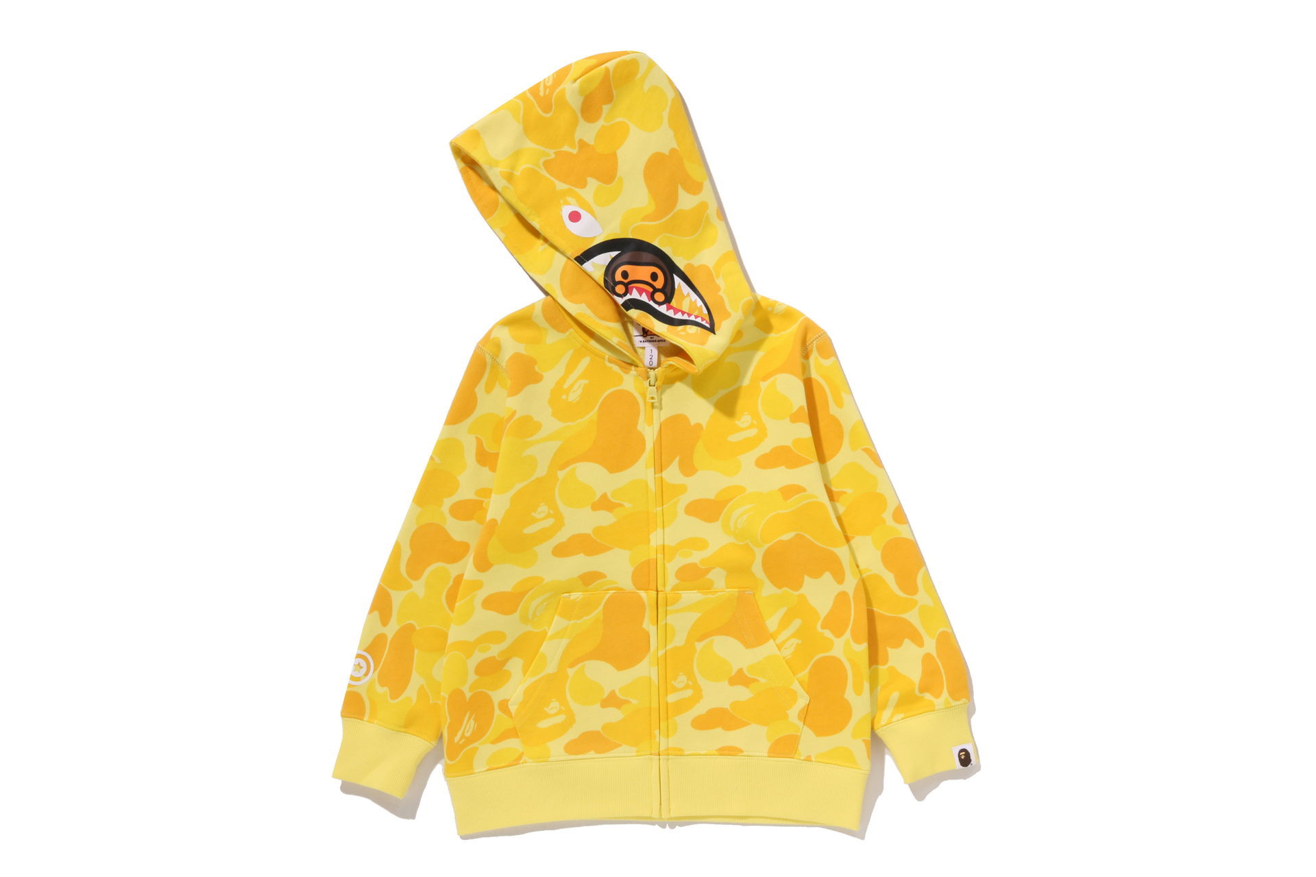 【BAPE童裝】小童尺寸0314 發售 MILO SHARK ZIP HOODIE