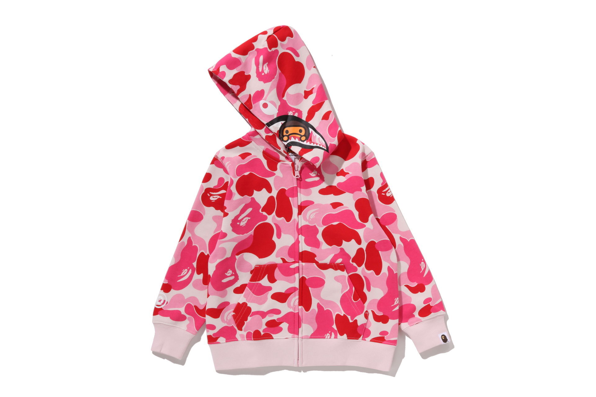 【BAPE童裝】青少年尺寸0314 發售 MILO SHARK ZIP HOODIE