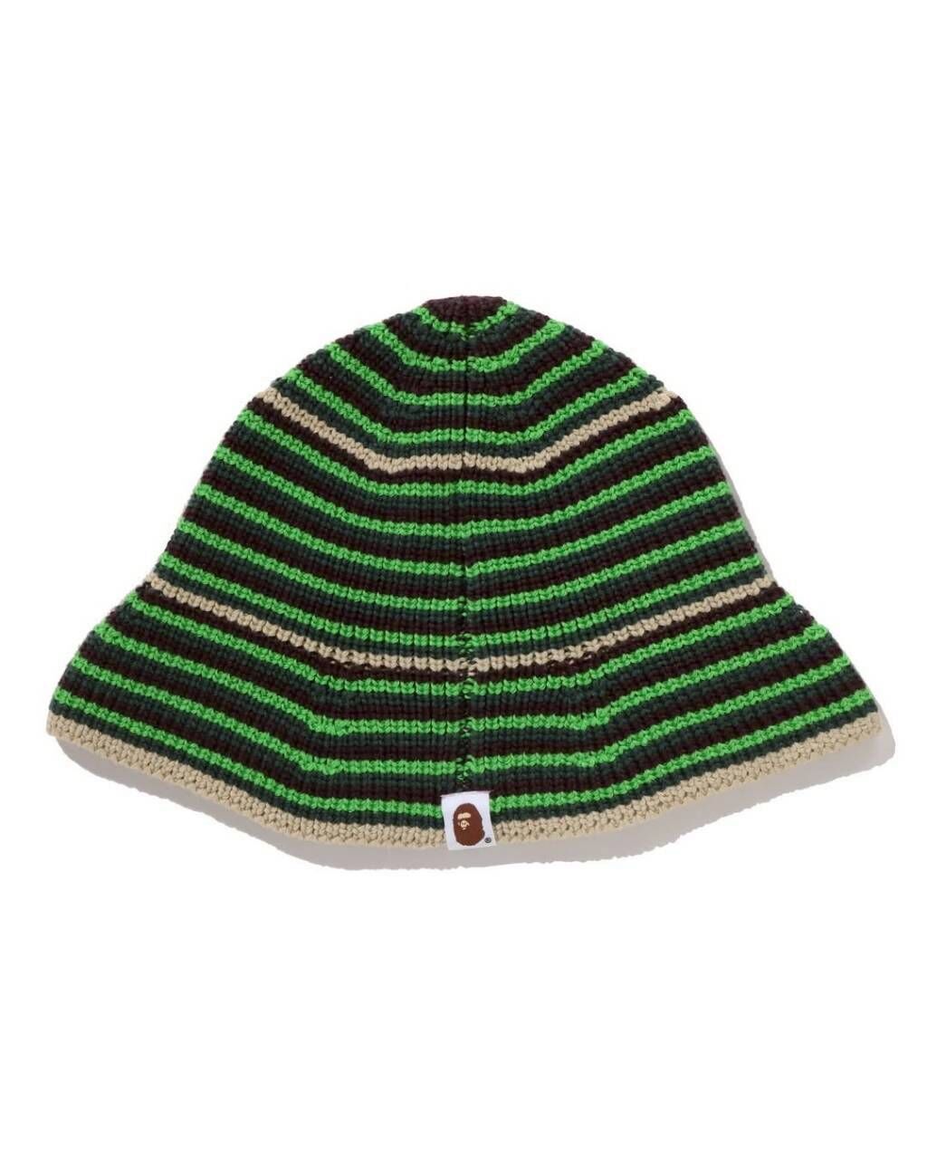 【BAPE配件】0314 發售 APE HEAD ONE POINT STRIPE KNIT HAT