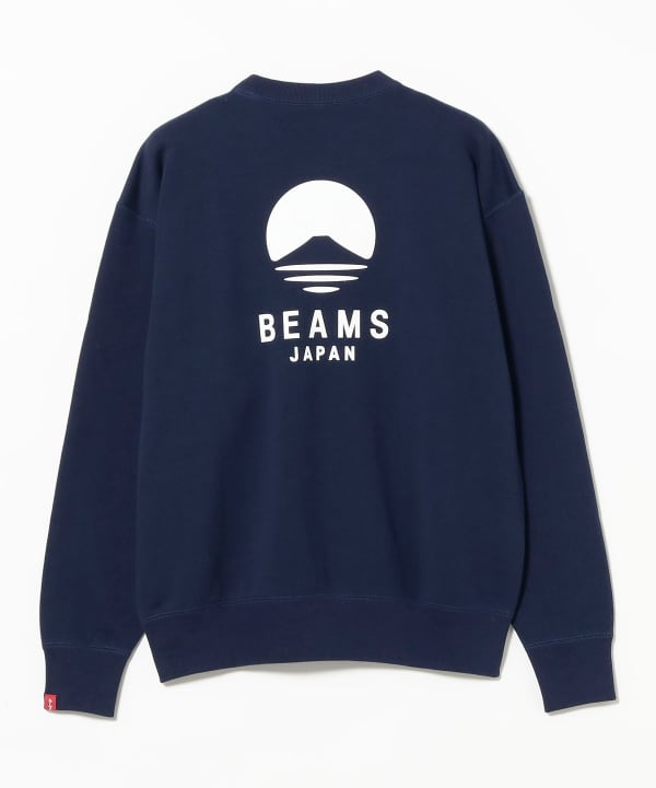 日本 BEAMS JAPAN × LOOPWHEELER 別注 Print Logo Sweatshirt