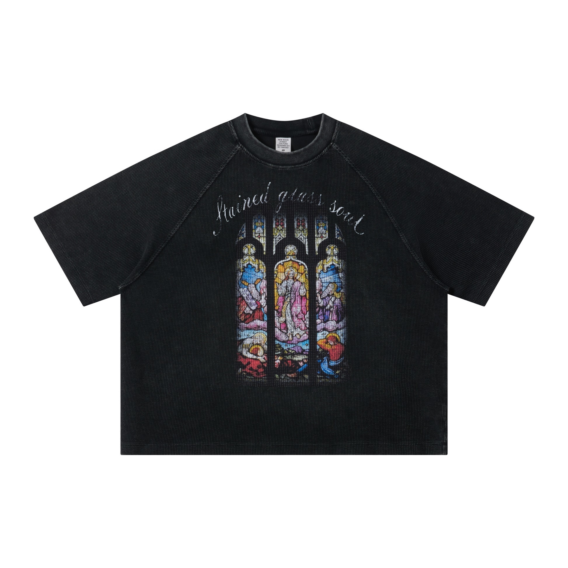 《S.V》華夫格水洗修道院短寬T