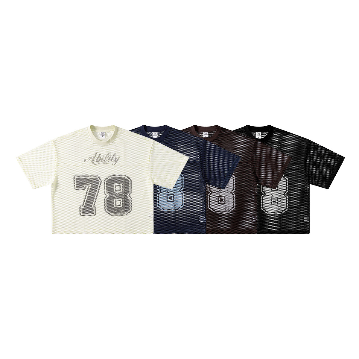 《S.V》編號78美式洞洞五分袖球衣