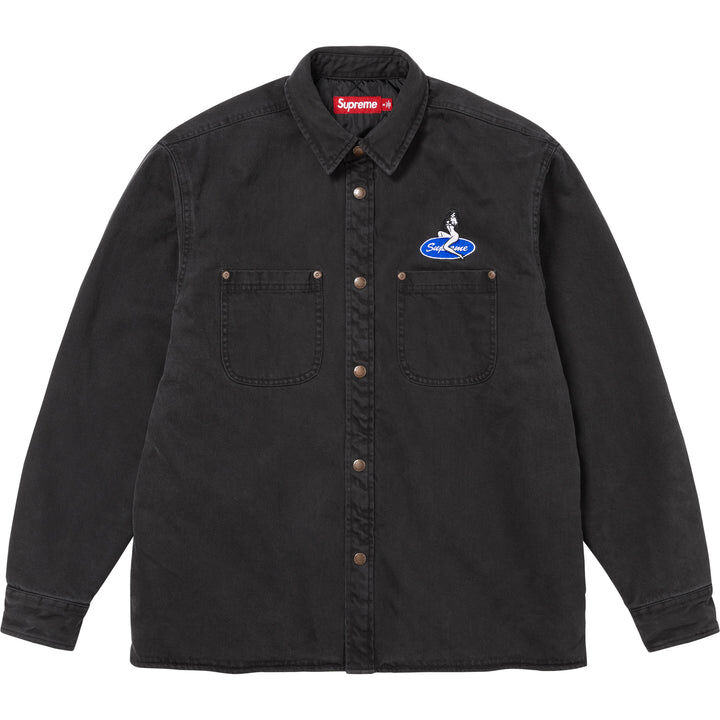 【Supreme】0314 WEEK 3 發售Quilted Lined Denim Snap Shirt