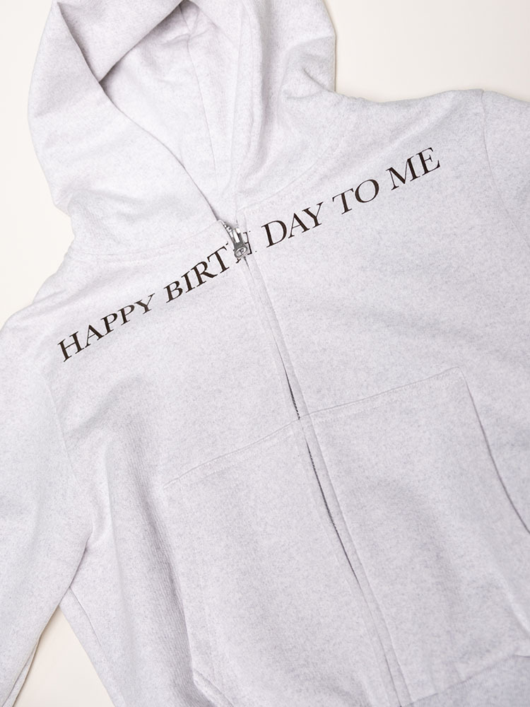 Balloon Hoodie - White Mix