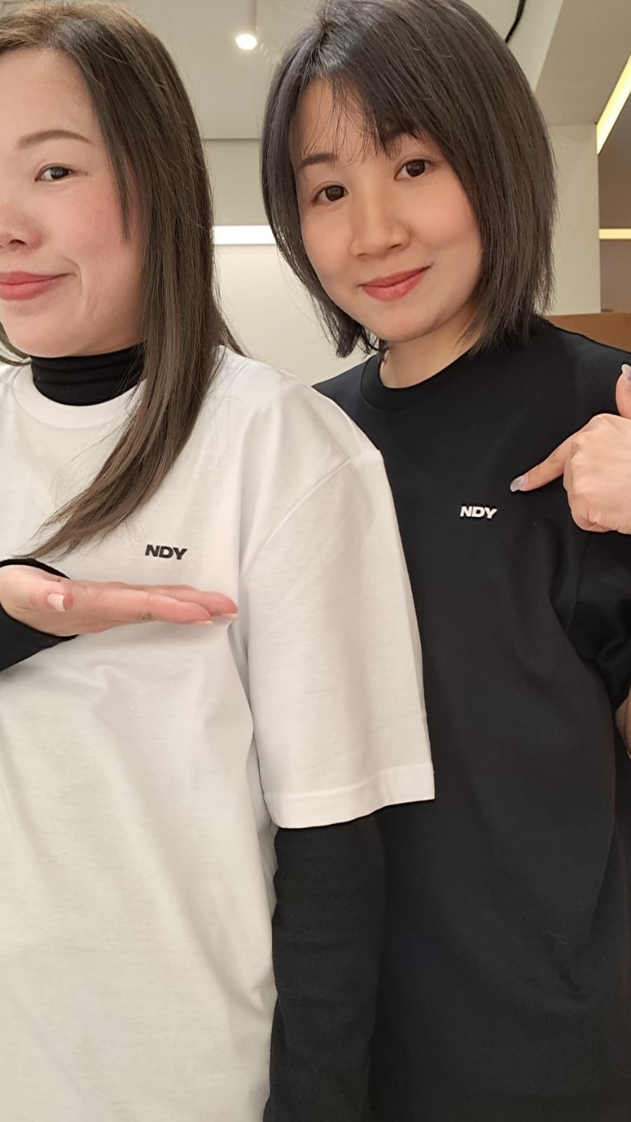 韓國代購 NERDY 簡約T恤/2件套 NE15