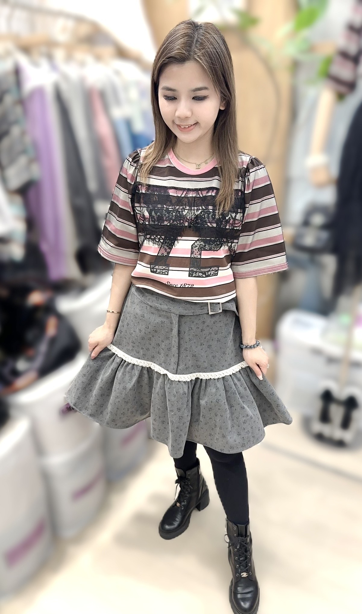 MC15  下身 裙 腰25-35 長19.5 $419 (一口價)