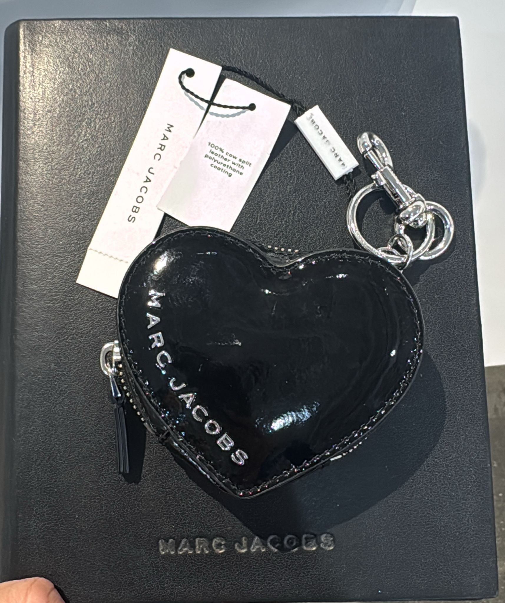 【直播】Marc Jacobs LX0312878 心型拉鏈匙扣