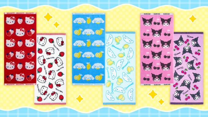 日本 Sanrio 長毛巾 (2件裝)