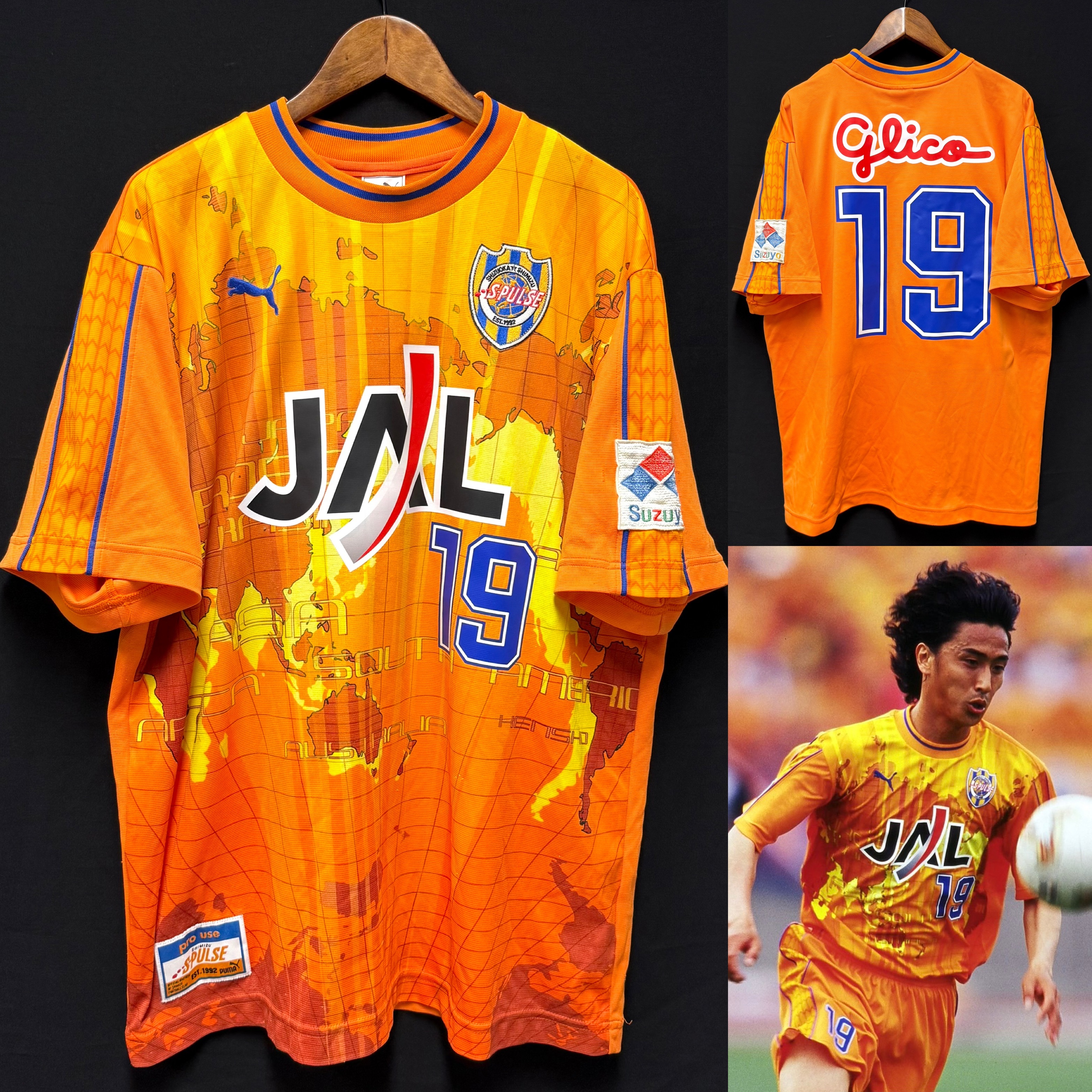 Shimizu S Pulse 2003 Puma Home Shirt #19