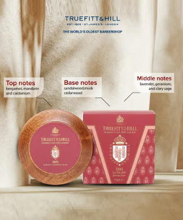 Truefitt & Hill 1805 刮鬍皂190g  (附原裝洋槐木碗)