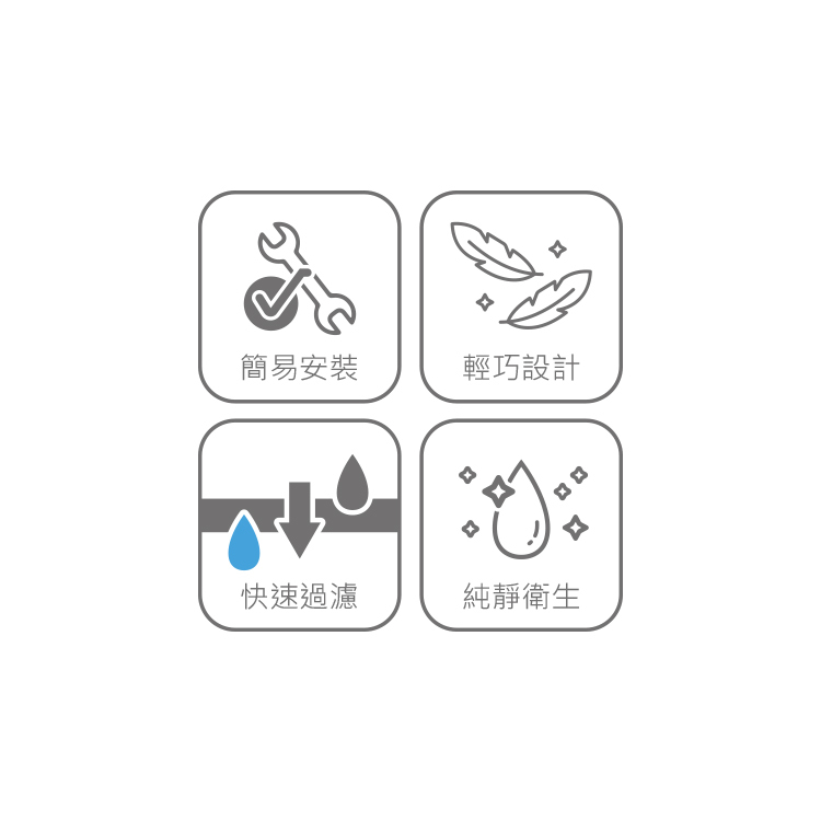 HCF900-P1 便座淨水過濾器