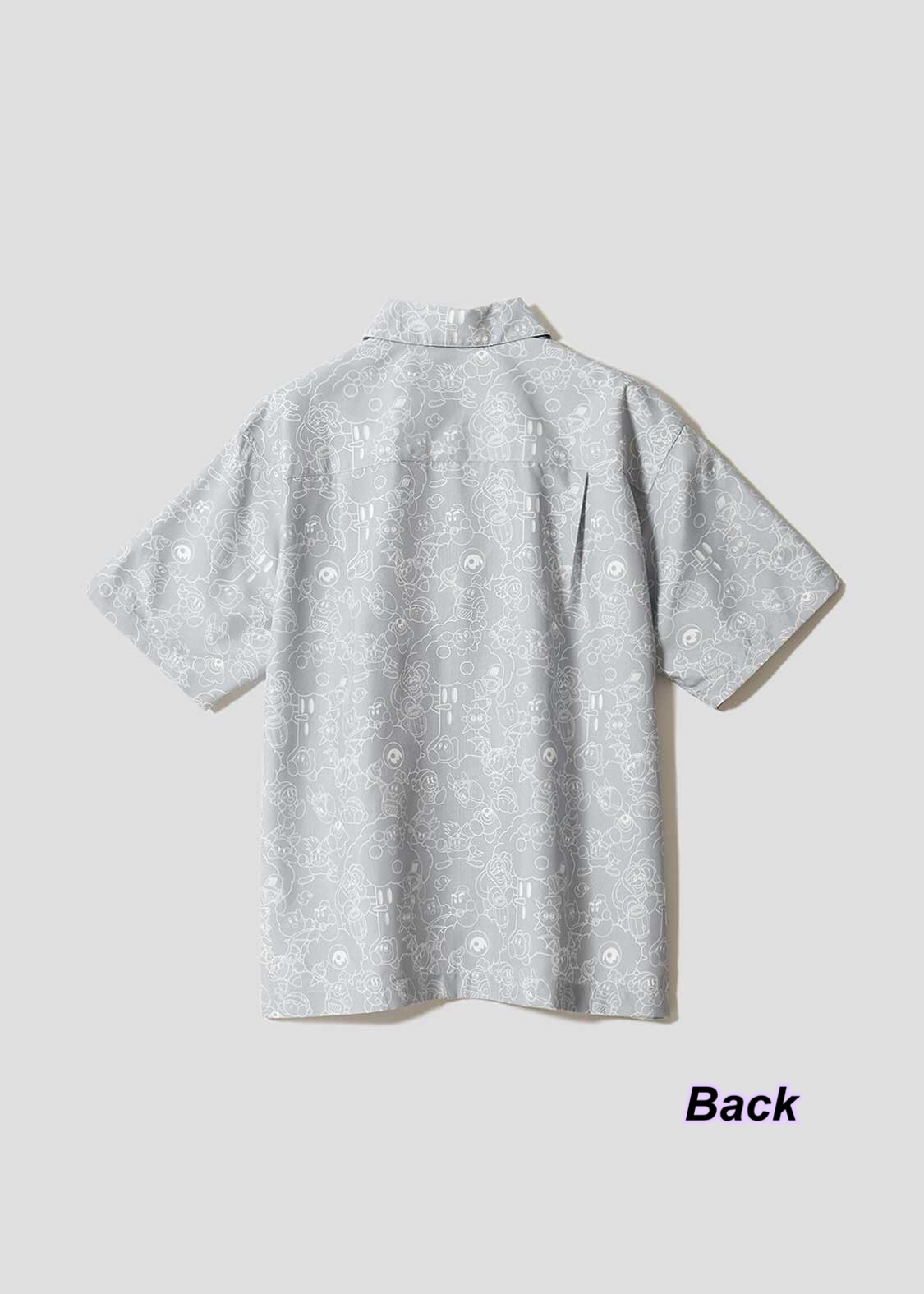 260313 [預約商品］Graniph x 星之卡比 卡比圖案灰色短袖恤衫