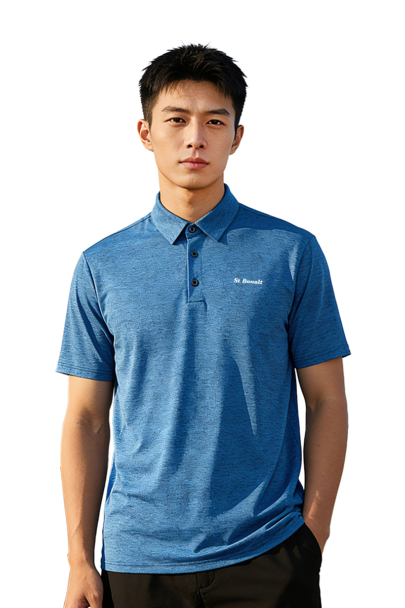 單色涼感速乾POLO衫｜男款 9061  (吸濕排汗、速乾衣、涼感)