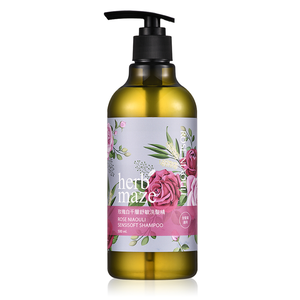 玫瑰白千層舒敏洗髮精500ml【全髮質適用】