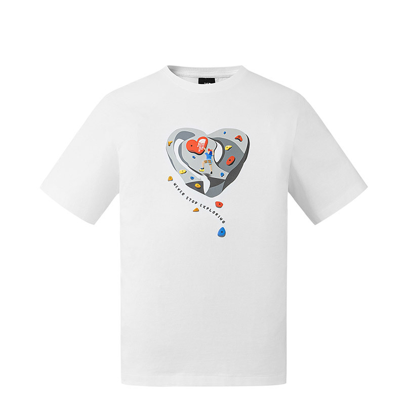 The North Face - 男裝 HEAVYWEIGHT V-DAY 寬鬆短袖圖案T恤 NF0A8GW1