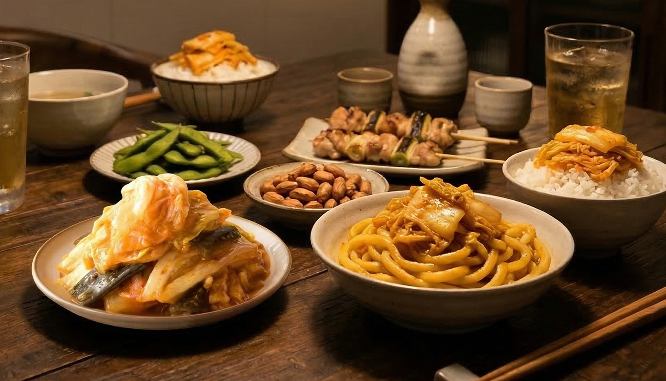 剝椒催淚泡菜拌麵教學-5分鐘快速上桌懶人料理