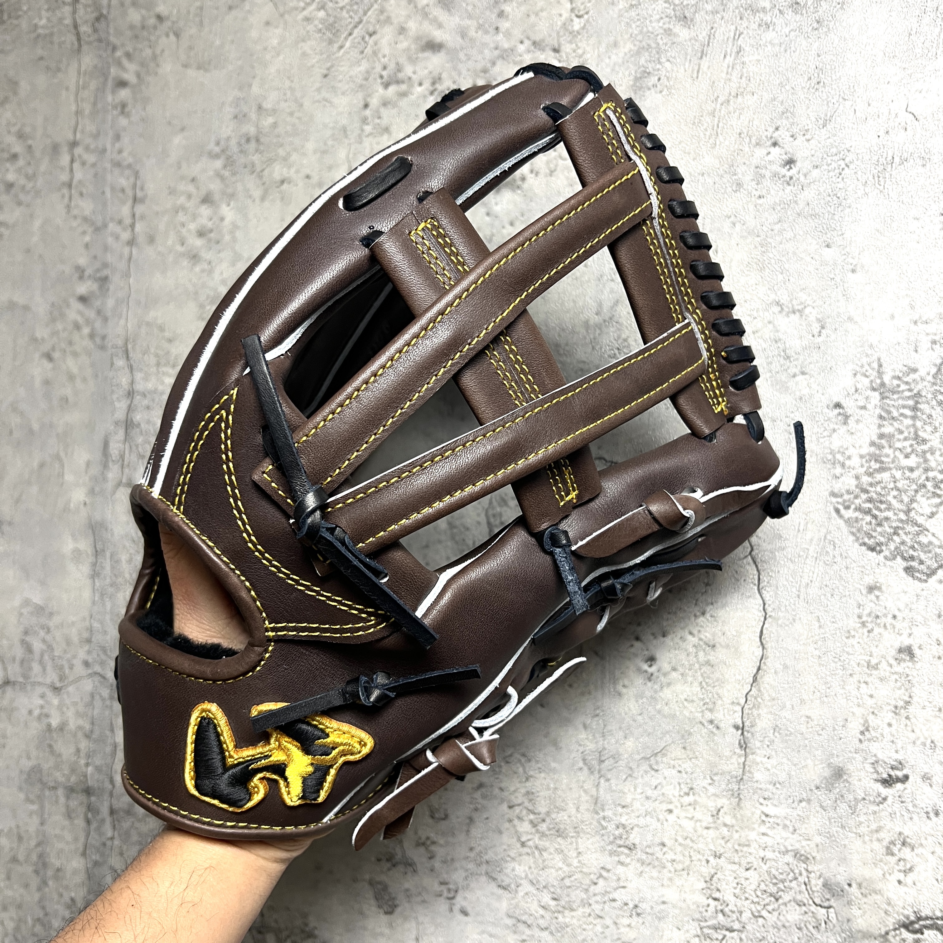 限時優惠價 約13.0吋 WP 獨角獸 和牛革 硬式 外野用 WORLD PEGASUS  WGK5GPU72