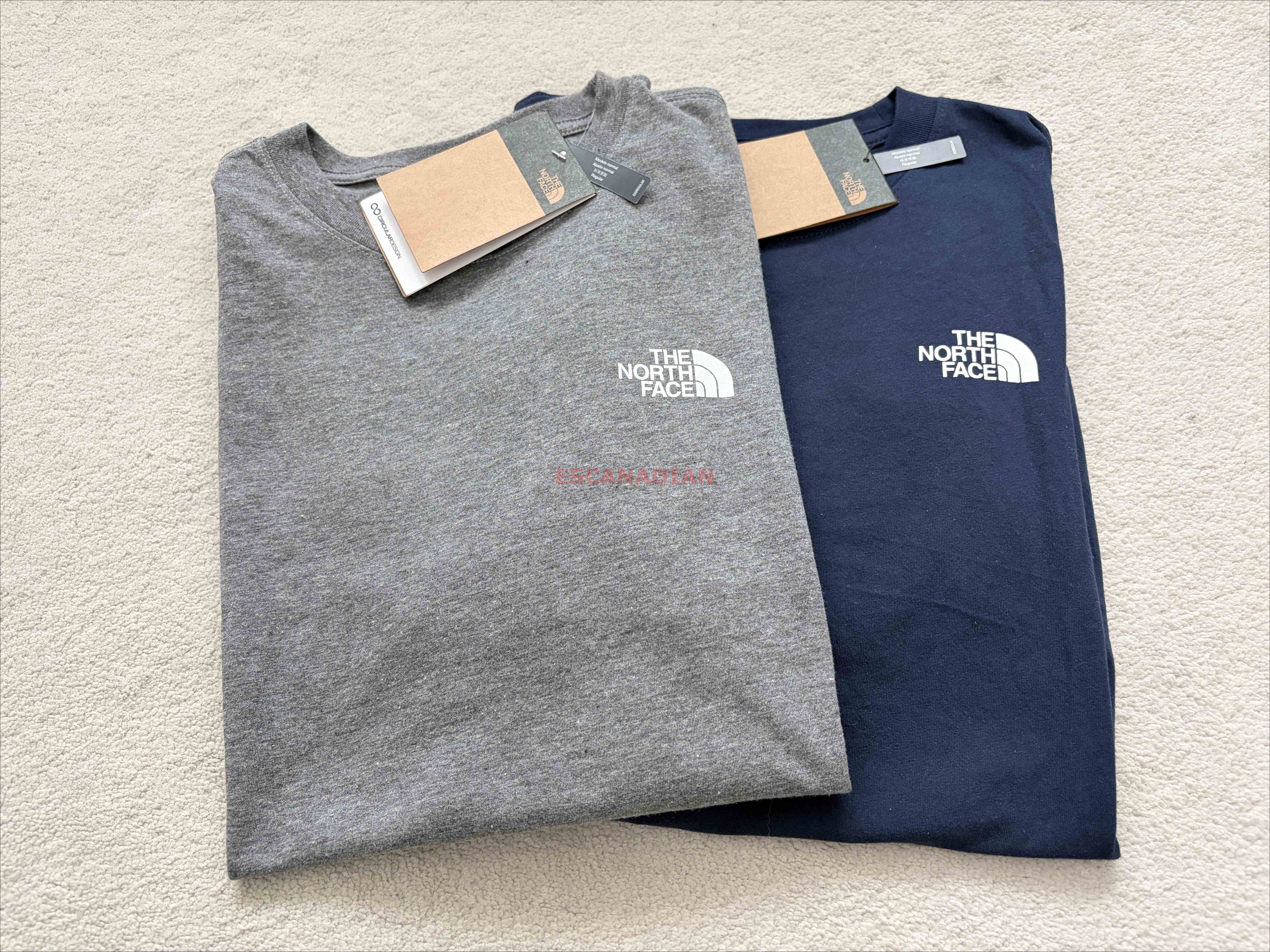 THE NORTH FACE 男大人 BOX LOGO 正反圖案 短TEE (2色)