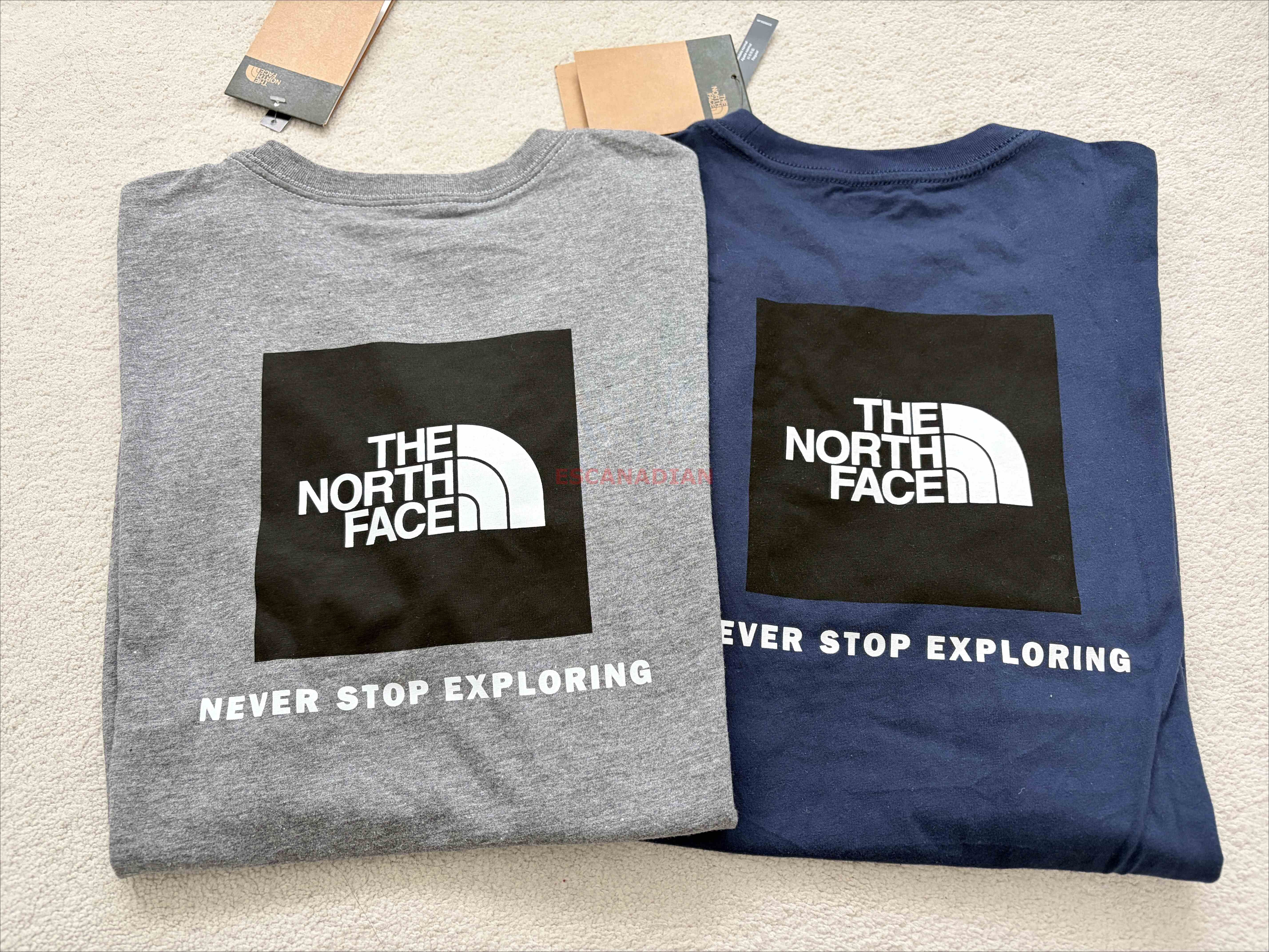 THE NORTH FACE 男大人 BOX LOGO 正反圖案 短TEE (2色)