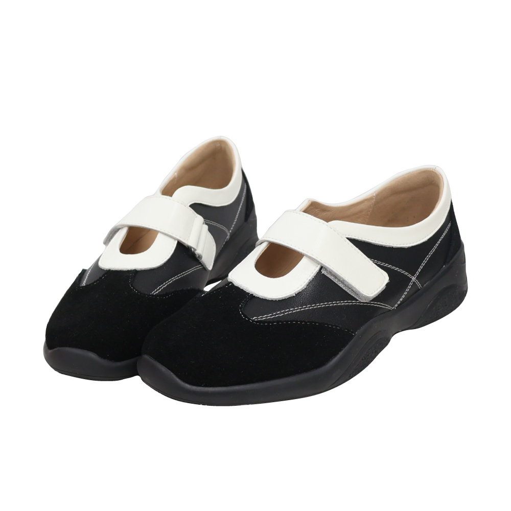 時尚拼接運動瑪莉珍鞋 -2色