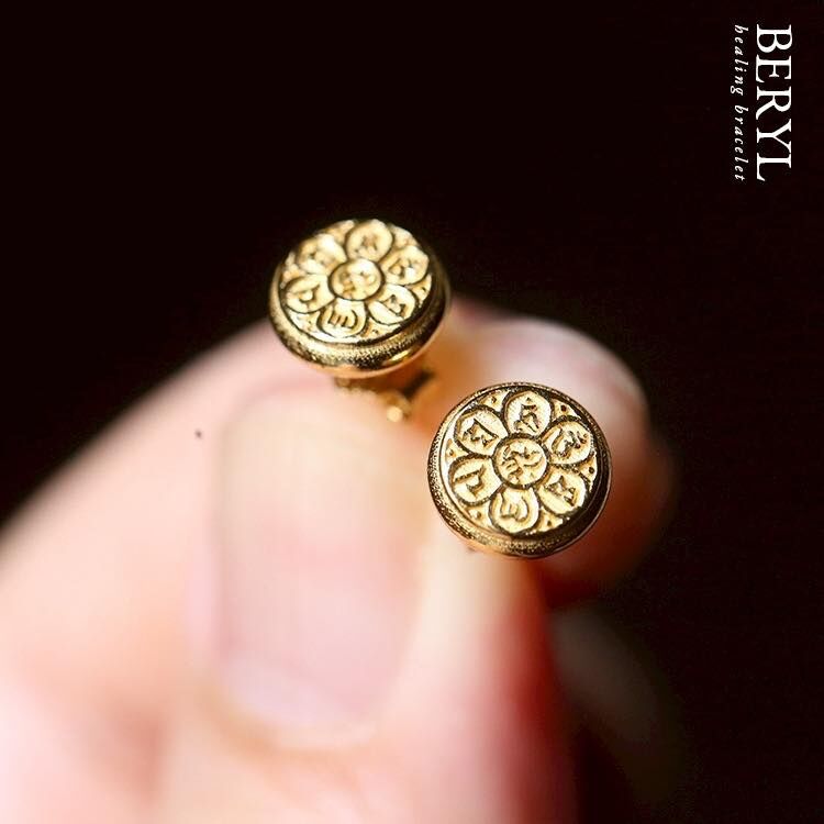 慈悲圓滿 · 六字真言精工耳環