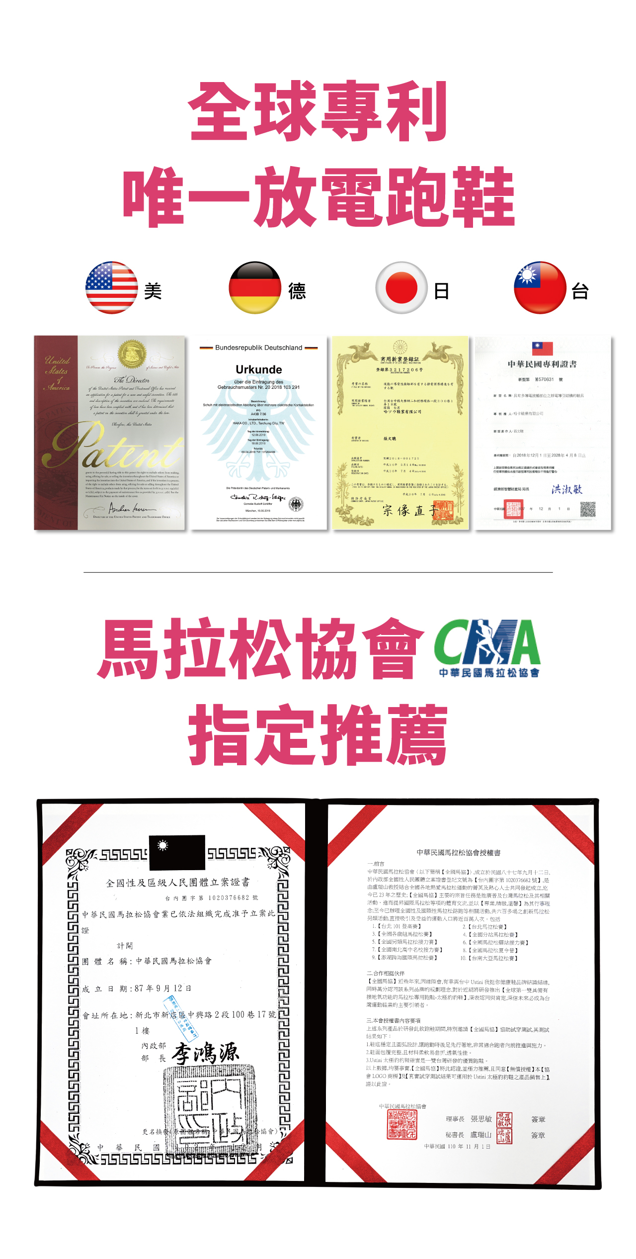 USTINI我挺你健康鞋豹豹極地鞋專業跑鞋