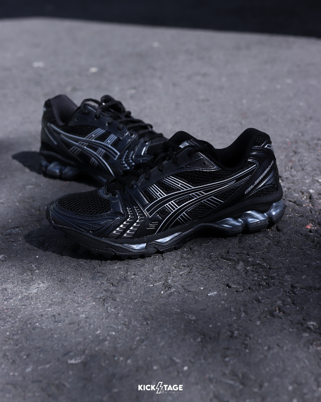 男鞋 ASICS GEL-KAYANO 14  'Black Pure Silver' 黑銀 男款 平替款 休閒 慢跑鞋【1201A019-006】