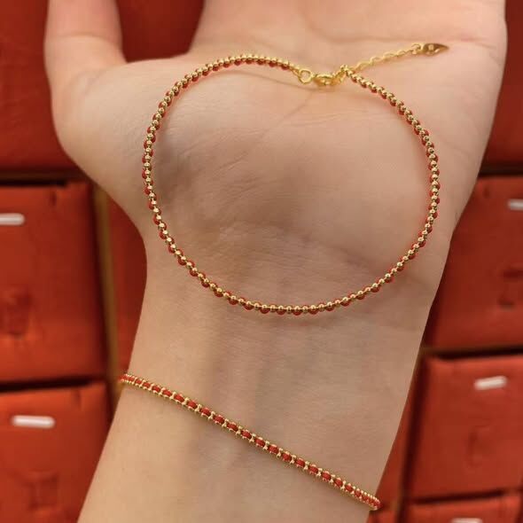 純銀版開運紅繩