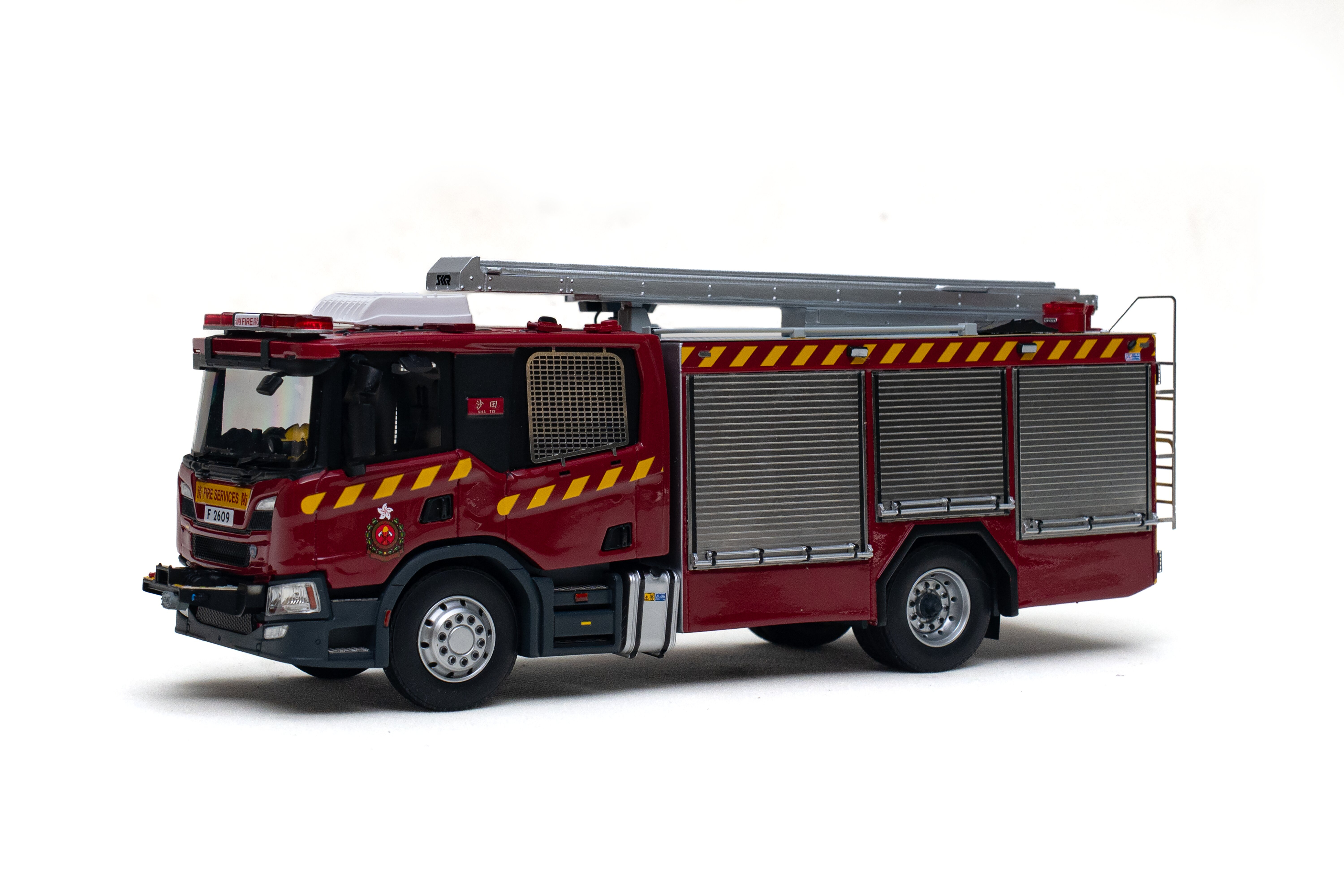Tiny 1/43m Scania 消防處第二代泵車(F2609)