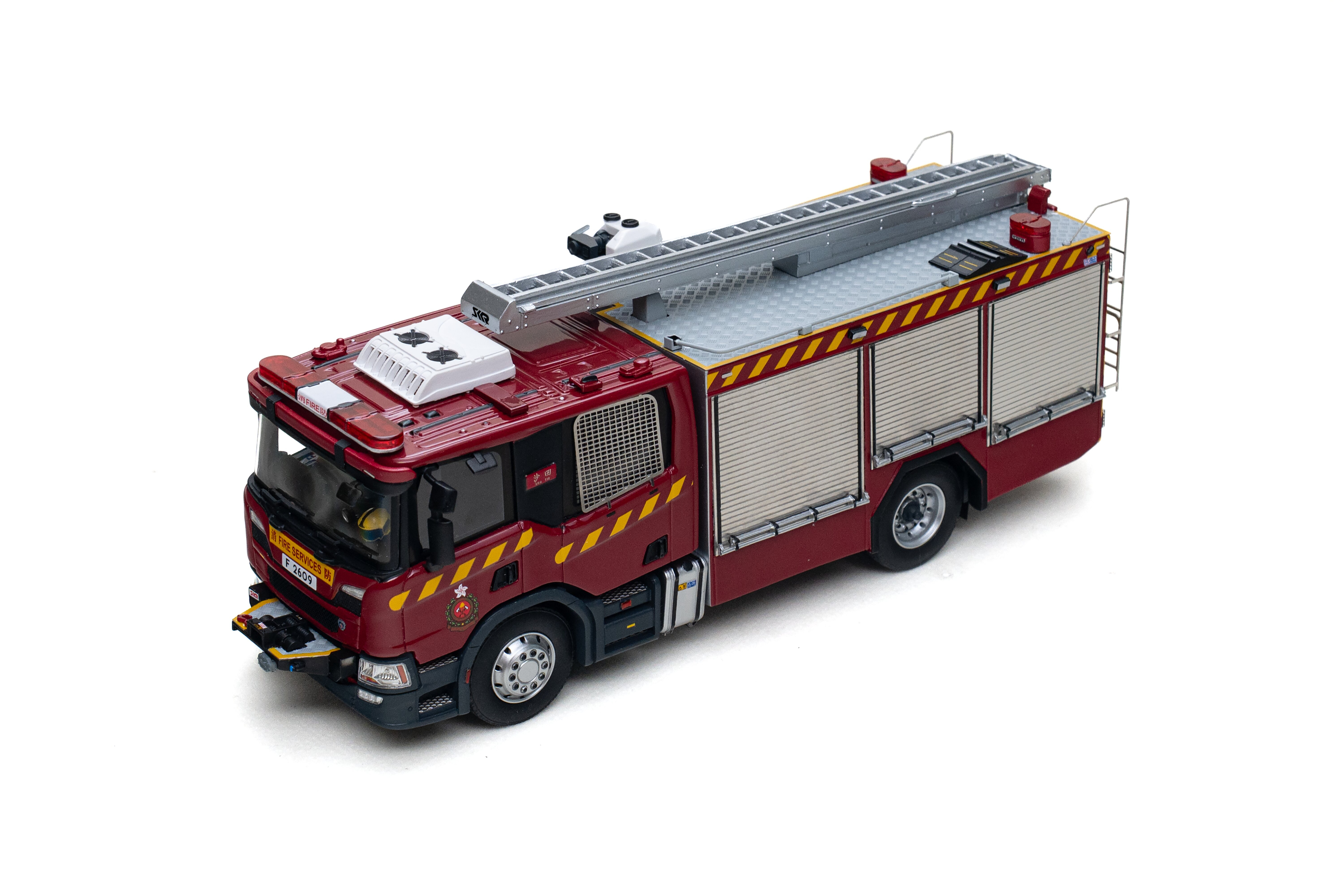 Tiny 1/43m Scania 消防處第二代泵車 (F2609)