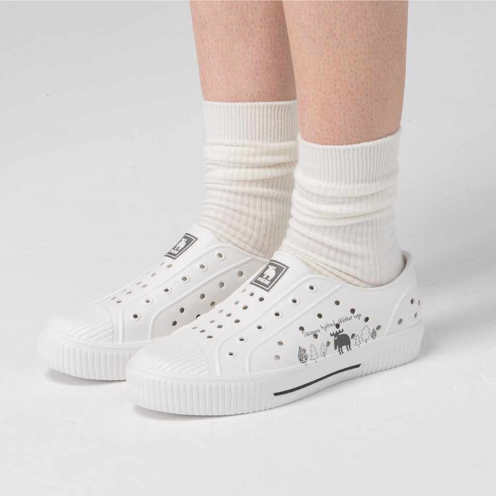 【Tattoo悄悄話系列】moz 瑞典 駝鹿 雙色洞洞餅乾水鞋 (森林帶來平靜)